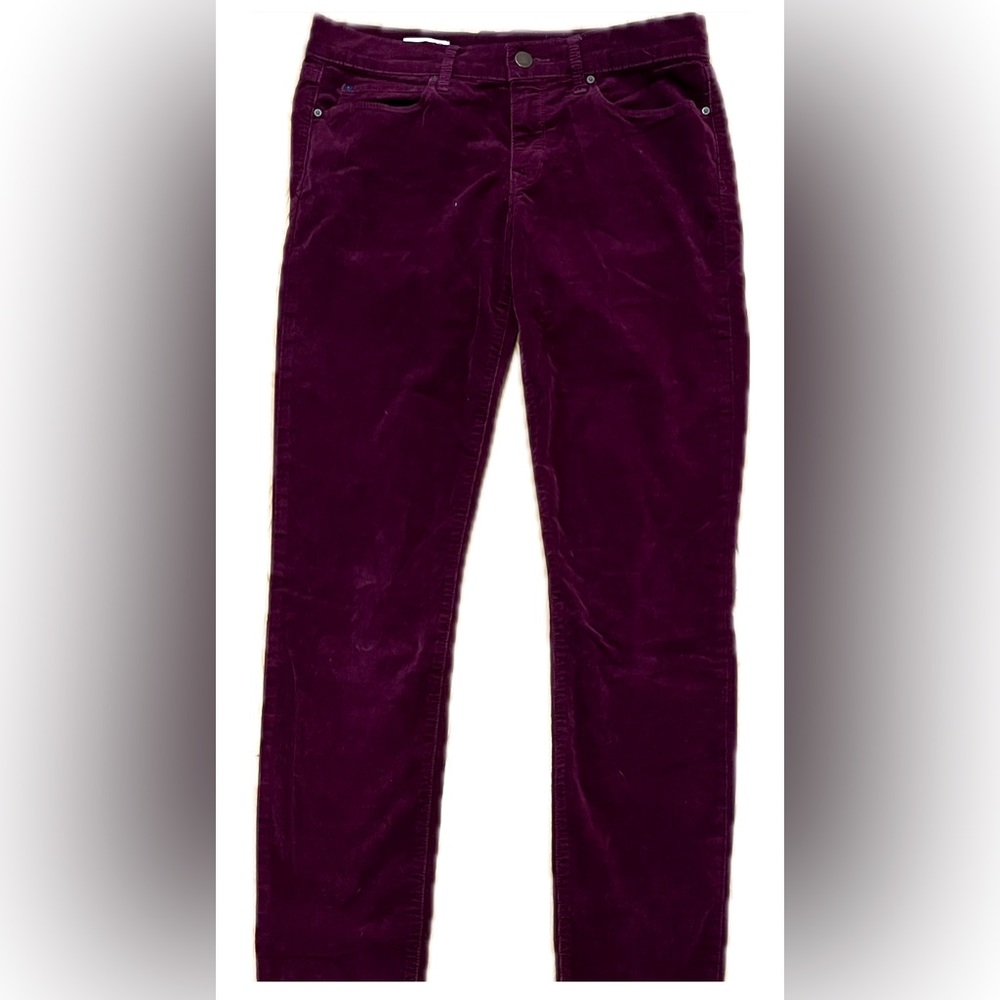Gap 1969 Corduroy Legging Jean Women’s Size 27r color: purplish red